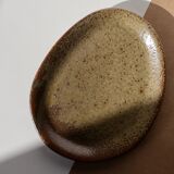 Trio of stoneware plates