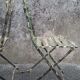 2 folding bistro / garden chairs fermob 1950