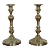 Paire de bougeoirs