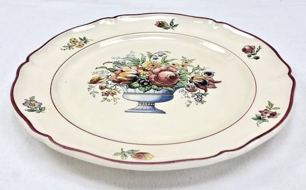6 old dessert plates Floralia Villeroy & Boch model