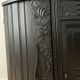 Art Deco buffet from the 1930s in black wood and marble.