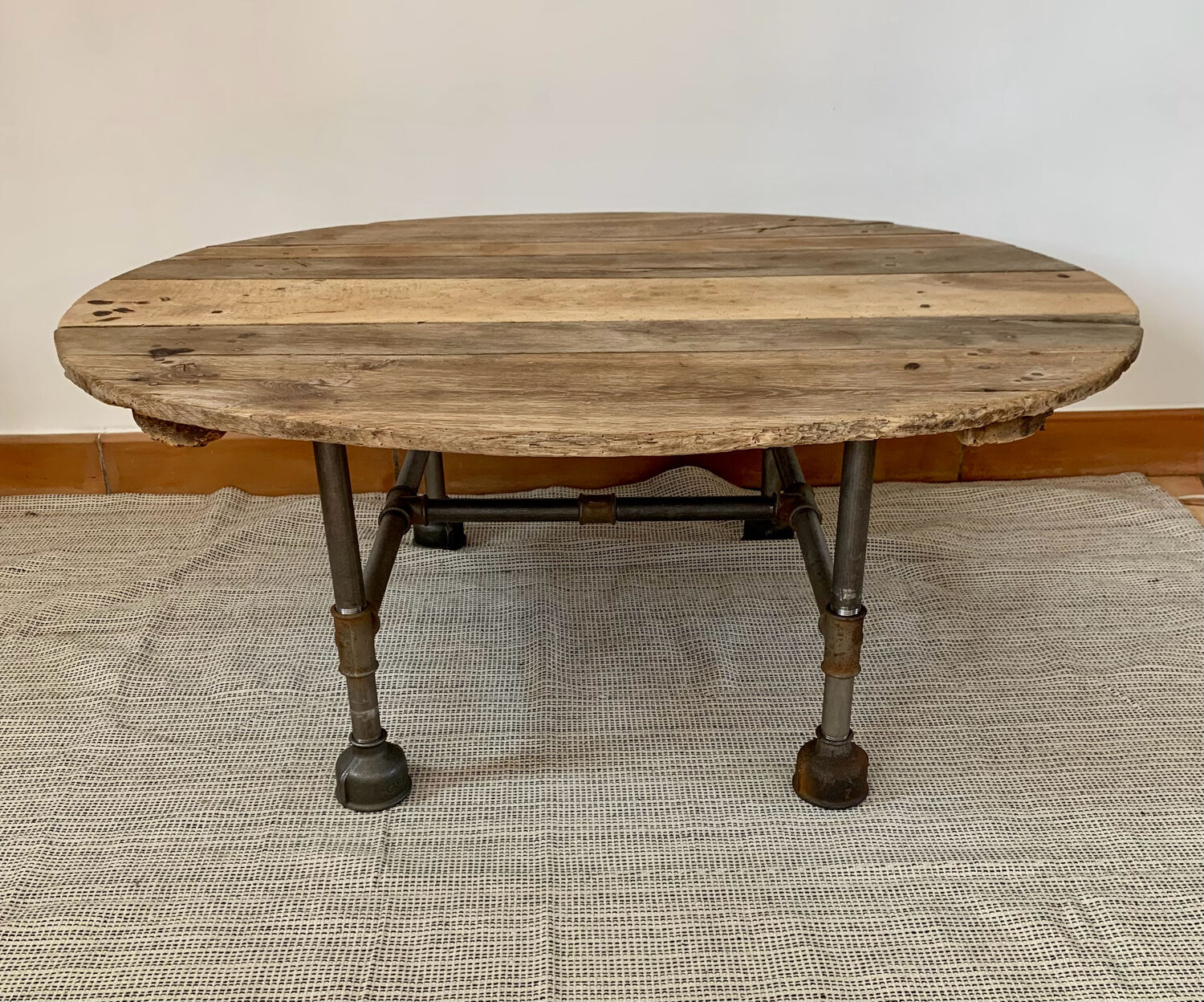 Industrial coffee table