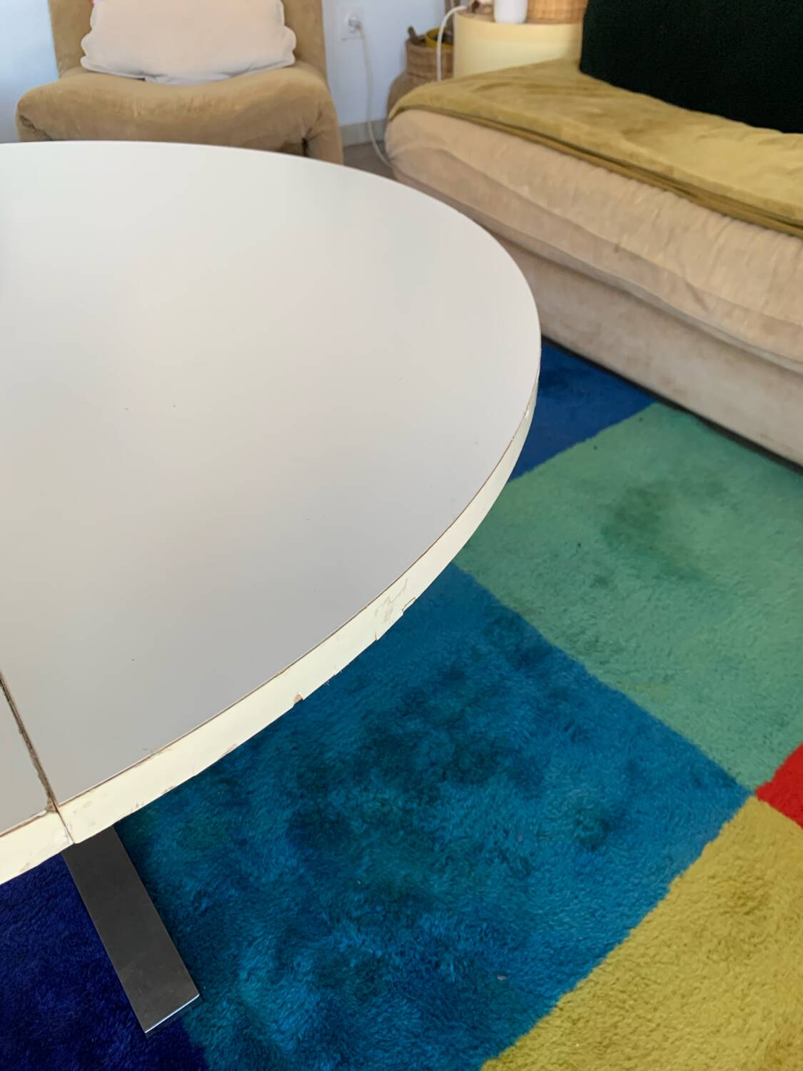 70s retractable coffee table