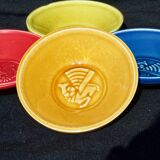 Air France : Old ashtrays / pocket drains / advertising cups in porcelain 1950's