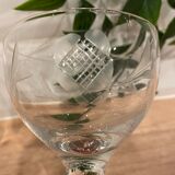 Set of 5 engraved glasses