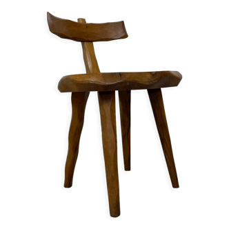 Chair in solid olive wood