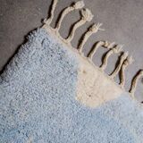 Authentic handmade natural wool Atlas rug size 1.4/2.6 m