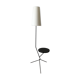 Tripod floor lamp with side table 1960
