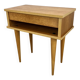 Vintage blond wood bedside table, 1960s