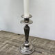 Edouadrien candlestick in old silver metal hallmarked / old candlestick