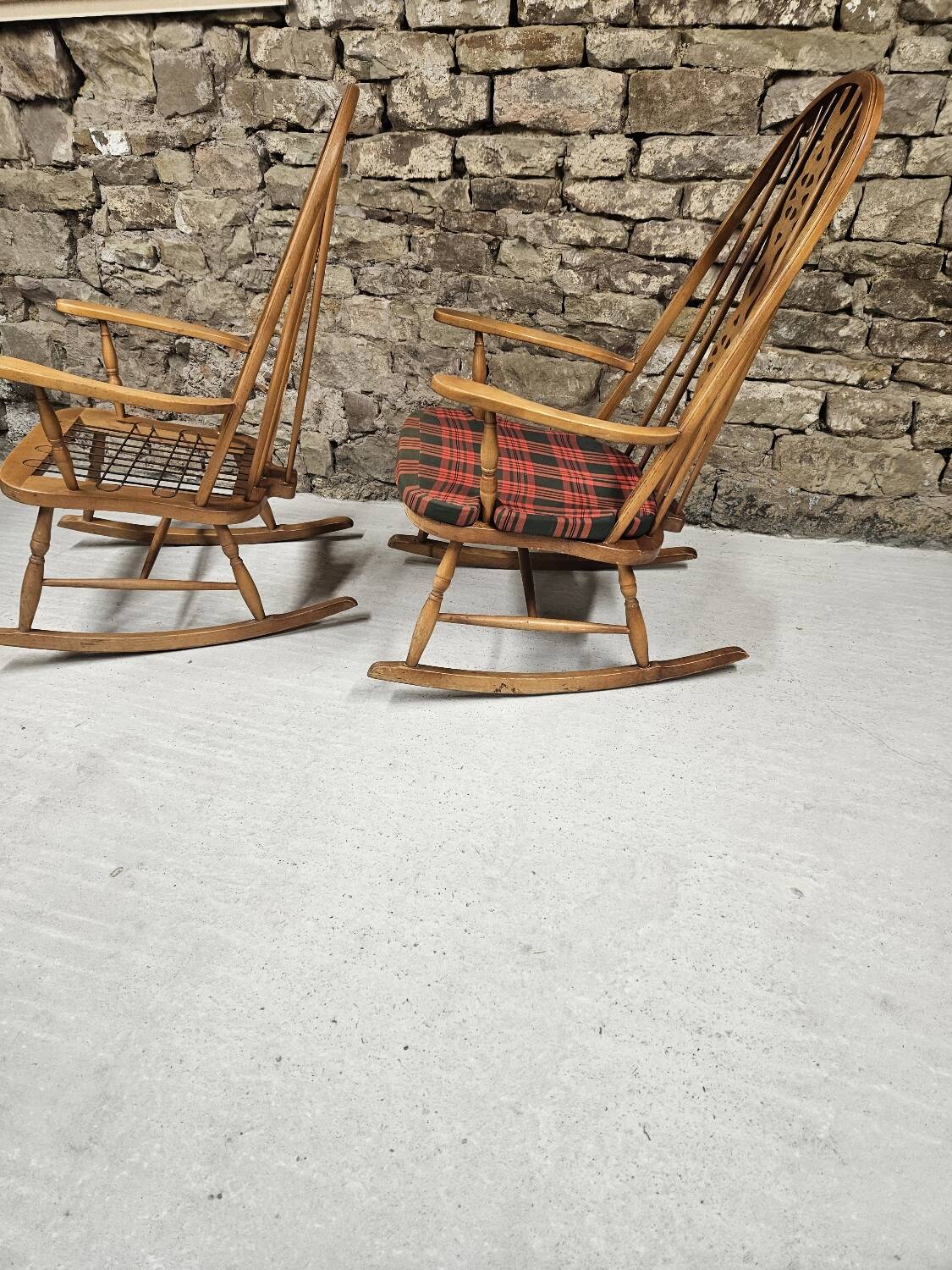 Pair of Windsor Rocking Chairs
