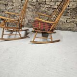 Pair of Windsor Rocking Chairs