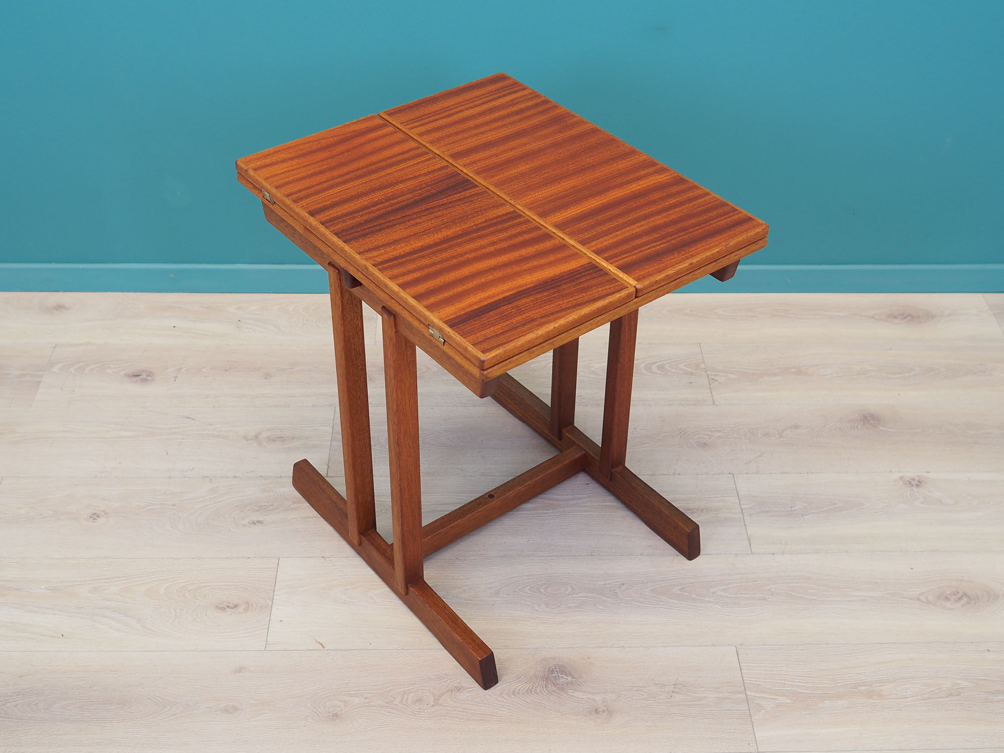 Mahogany table, Danish design, 70's, production: Denmark