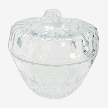 Vintage cut glass sugar bowl from the 50s