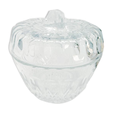 Vintage cut glass sugar bowl from the 50s