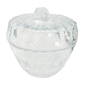 Vintage cut glass sugar bowl from the 50s