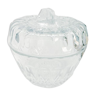Vintage cut glass sugar bowl from the 50s