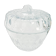 Vintage cut glass sugar bowl from the 50s