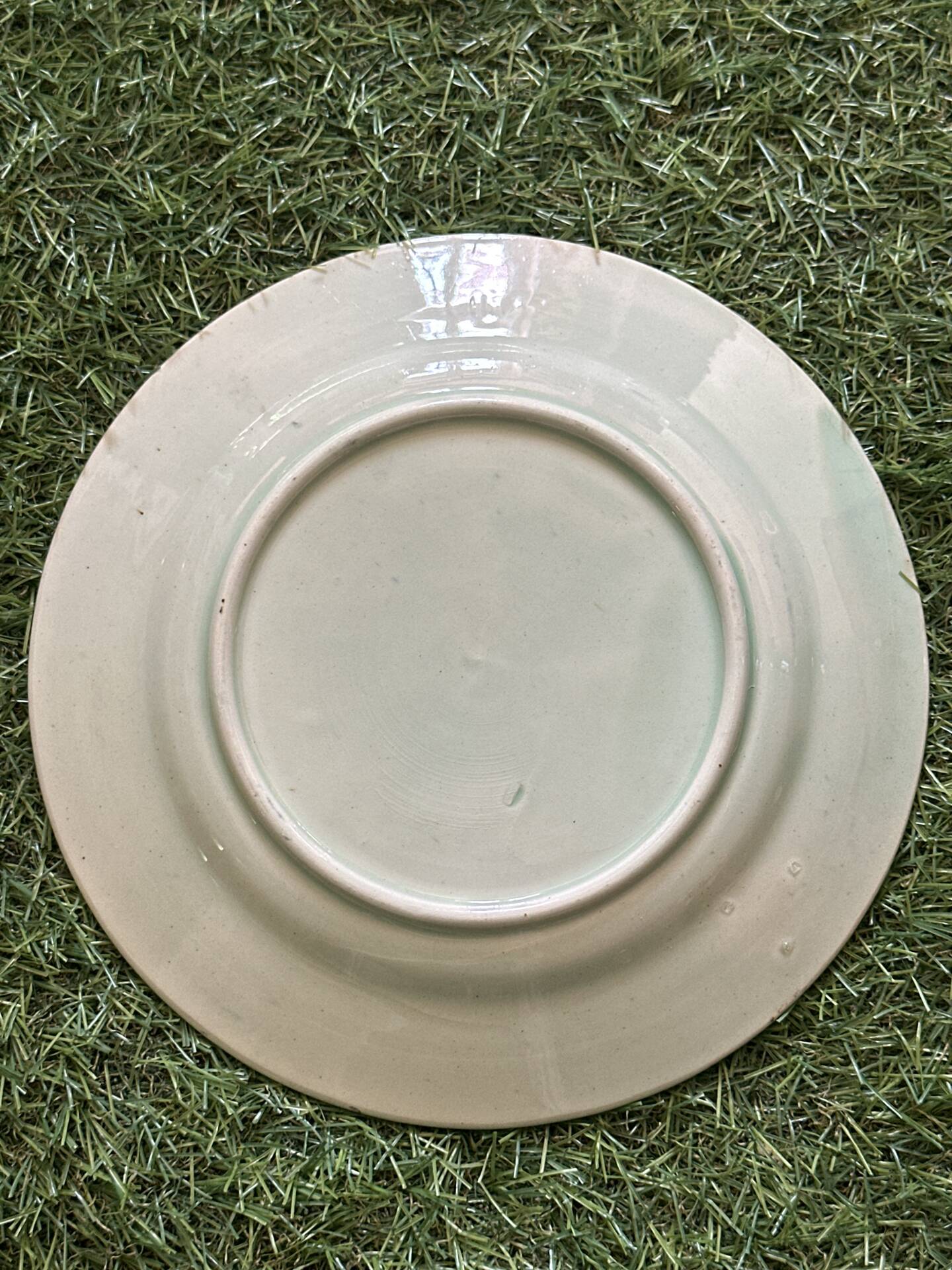 Ensemble de 4 Assiettes à dessert en Barbotine