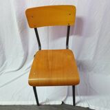 School chair from Groix Island convent 1960