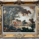 Tableau : Huile sur toile - paysage animé
