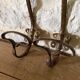 Metal coat hooks