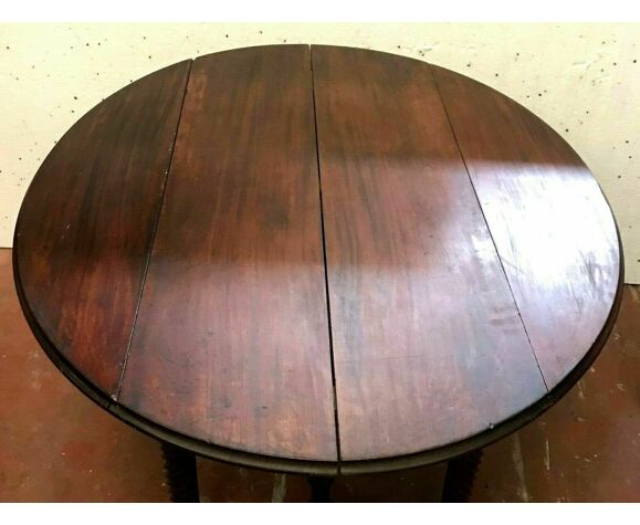Table Beat Louis Philippe Six Feet Twists Mahogany Cuba Nineteenth Century Selency Table Beat Louis Philippe Six, Six Foot Coffee Table