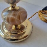 Onyx and opaline lamp