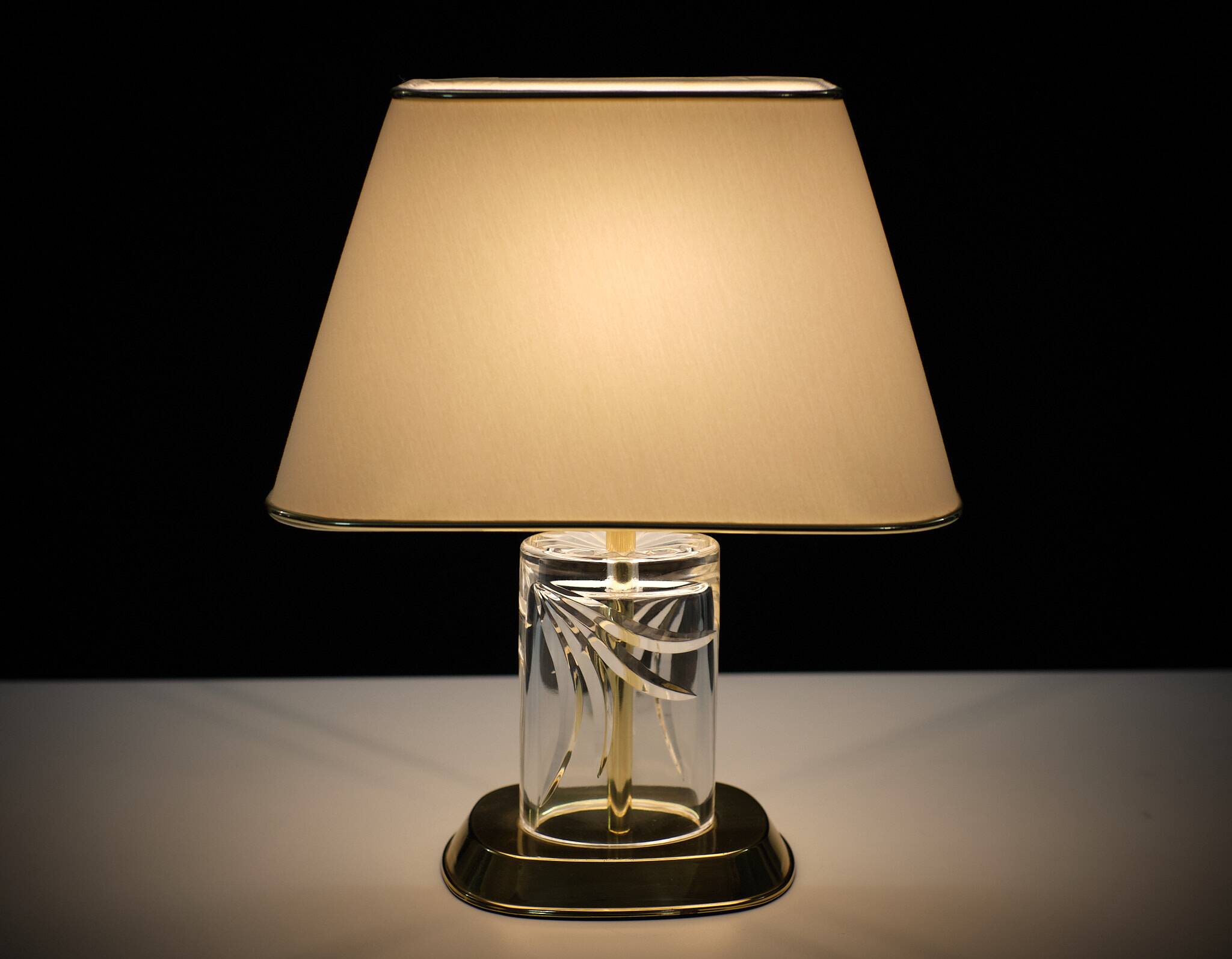 Preciosa Top quality pristine Bohemian Crystal Table lamp Czech Republic
