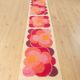 Rare Space Age carpet by Desso, 1970s, wool, berry tones, 340x70cm