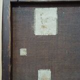 Hst painting still life basket of overturned fruit 19th - 20th century