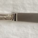 Silver metal cheese knife from christofle model "malmaison"