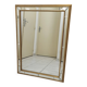 Bevelled and gold mirror with a frame by DeKnudt, Belgium 1960-70.