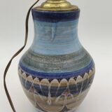 Ceramic lamp signed Roland Moreau