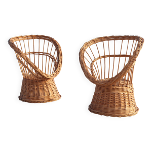 paire de fauteuils en