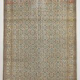 8x11 Vintage Large Blue & Cream Persian Rug, 240x351Cm