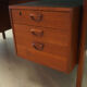 Bureau en teck, design danois, années 1970, design Kai Kristiansen