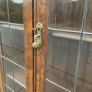 Old library with glass doors