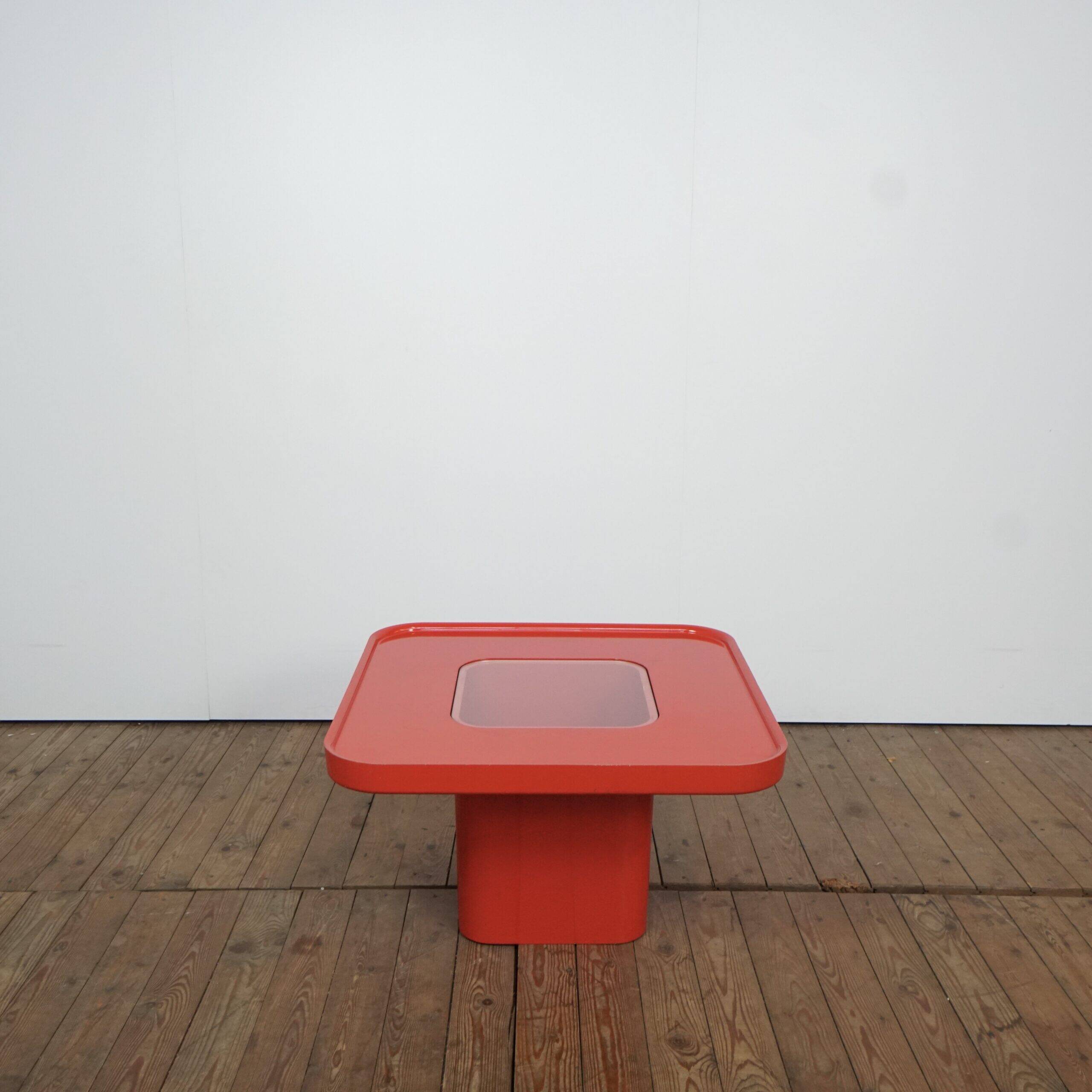 Futuristic coffee table by Peter Ghyczy