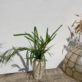 Onyx vase veins white marble beige art deco