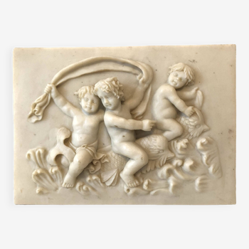 Ancient cherub relief decoration