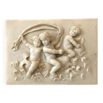 Ancient cherub relief decoration