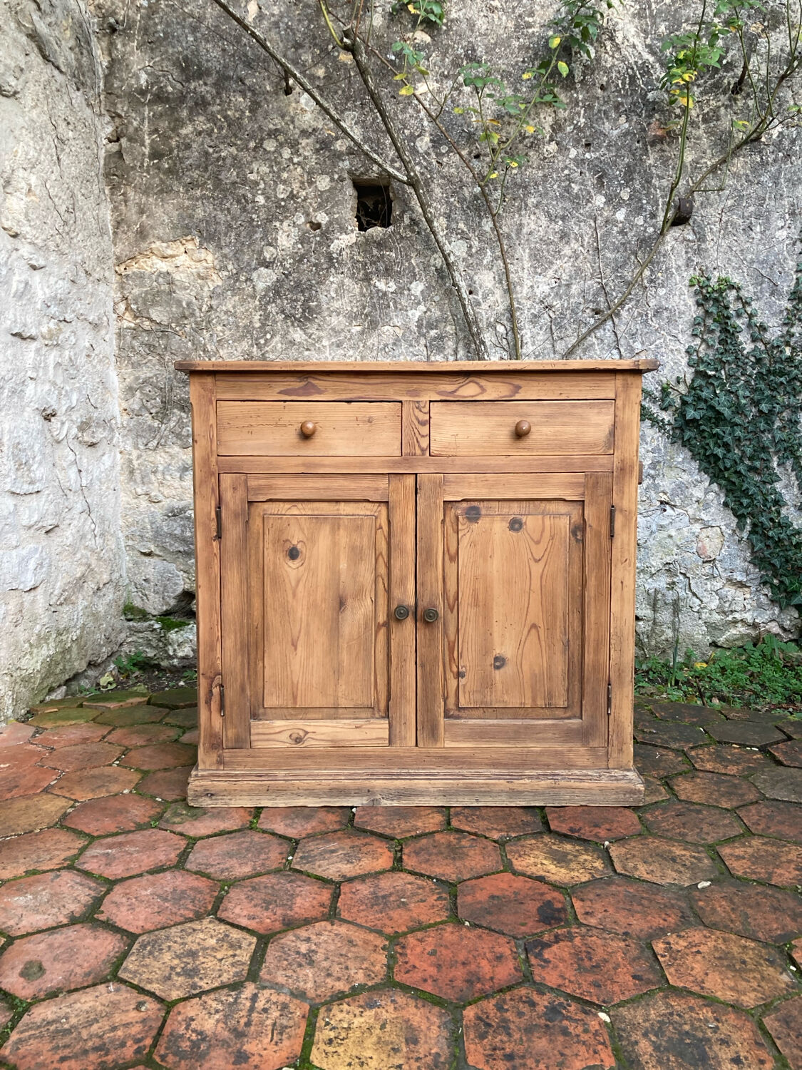 Vintage solid pine sideboard