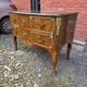 Curved Louis XV style commode in mahogany, mid-20th century.