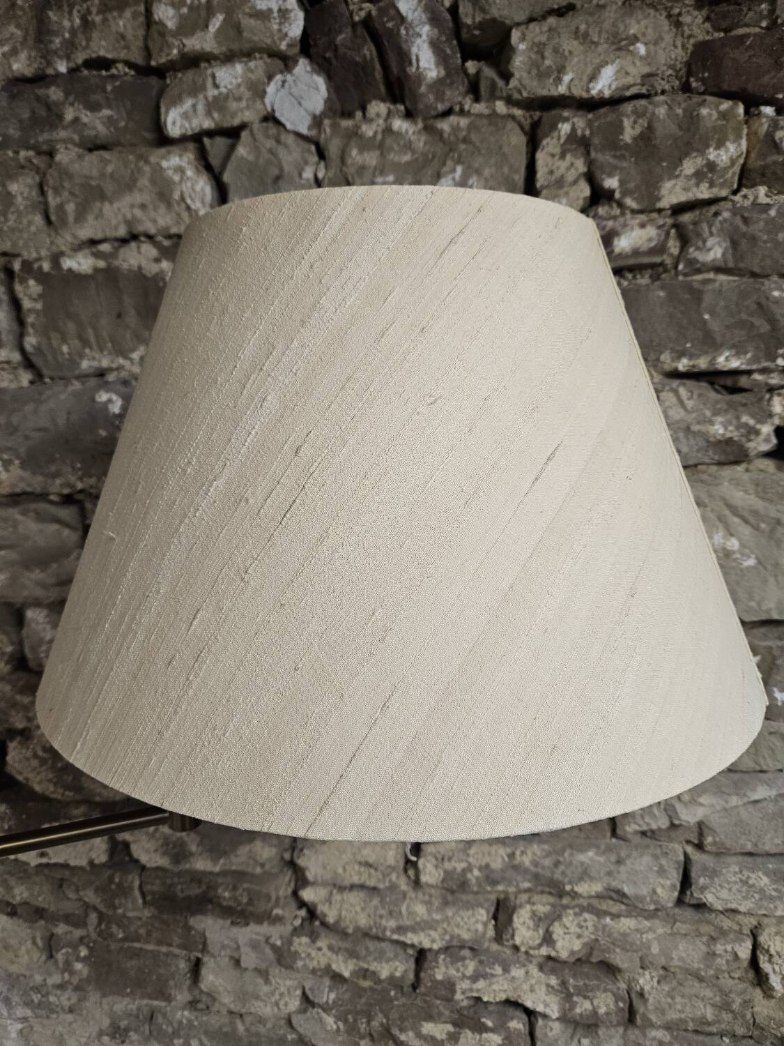Brass Floor Lamp with Swivel Arm, Germany