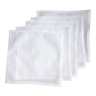 5 serviettes, 25,5x26 cm, en toile de fil