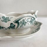 Antique ironware sauce boat "Lucy" KG Lunéville circa 1900