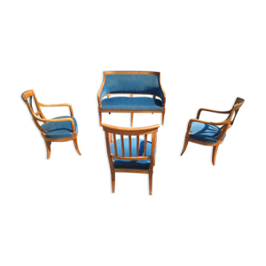 Salon Biedermeier composé - fauteuils fauteuil