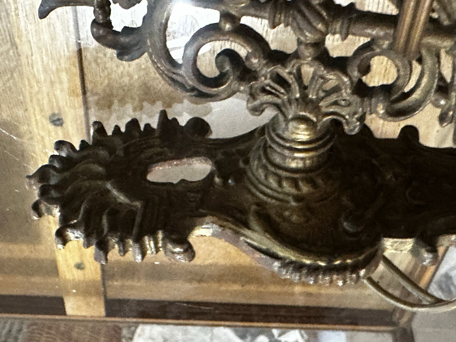 Pair of naturalistic wall sconces with fish circa 1900