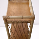 Chevet/table appoint/vintage bambou osier et chêne